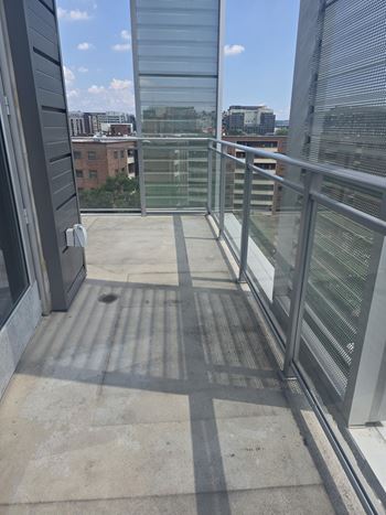 Balcony at Valo Apartments in Southwest Waterfront in Washington DC 20024